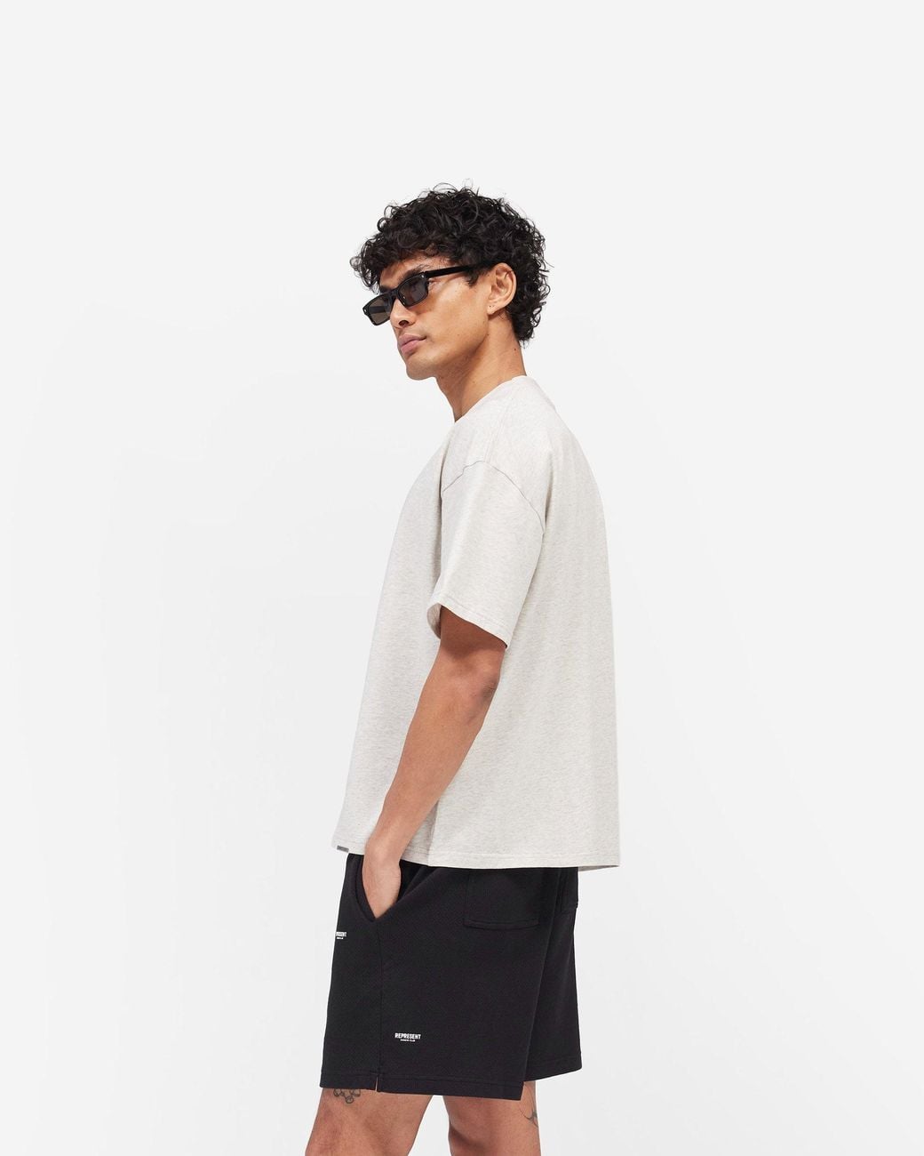 Represent White Micro Owners Club T-Shirt for men