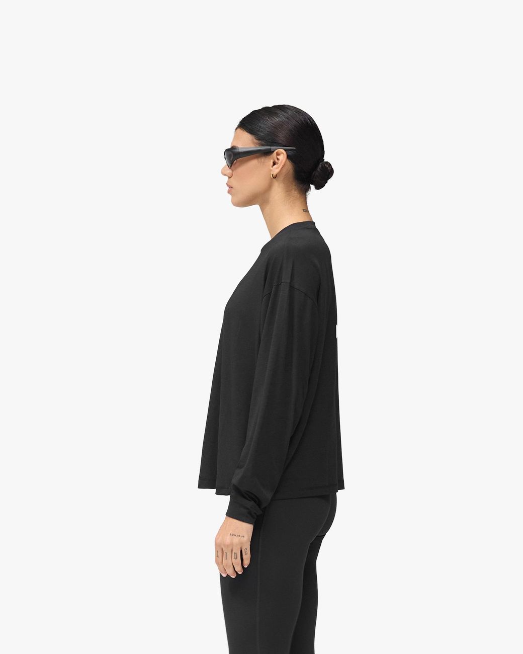 Represent Black 247 Dna Oversized Long Sleeve T-Shirt