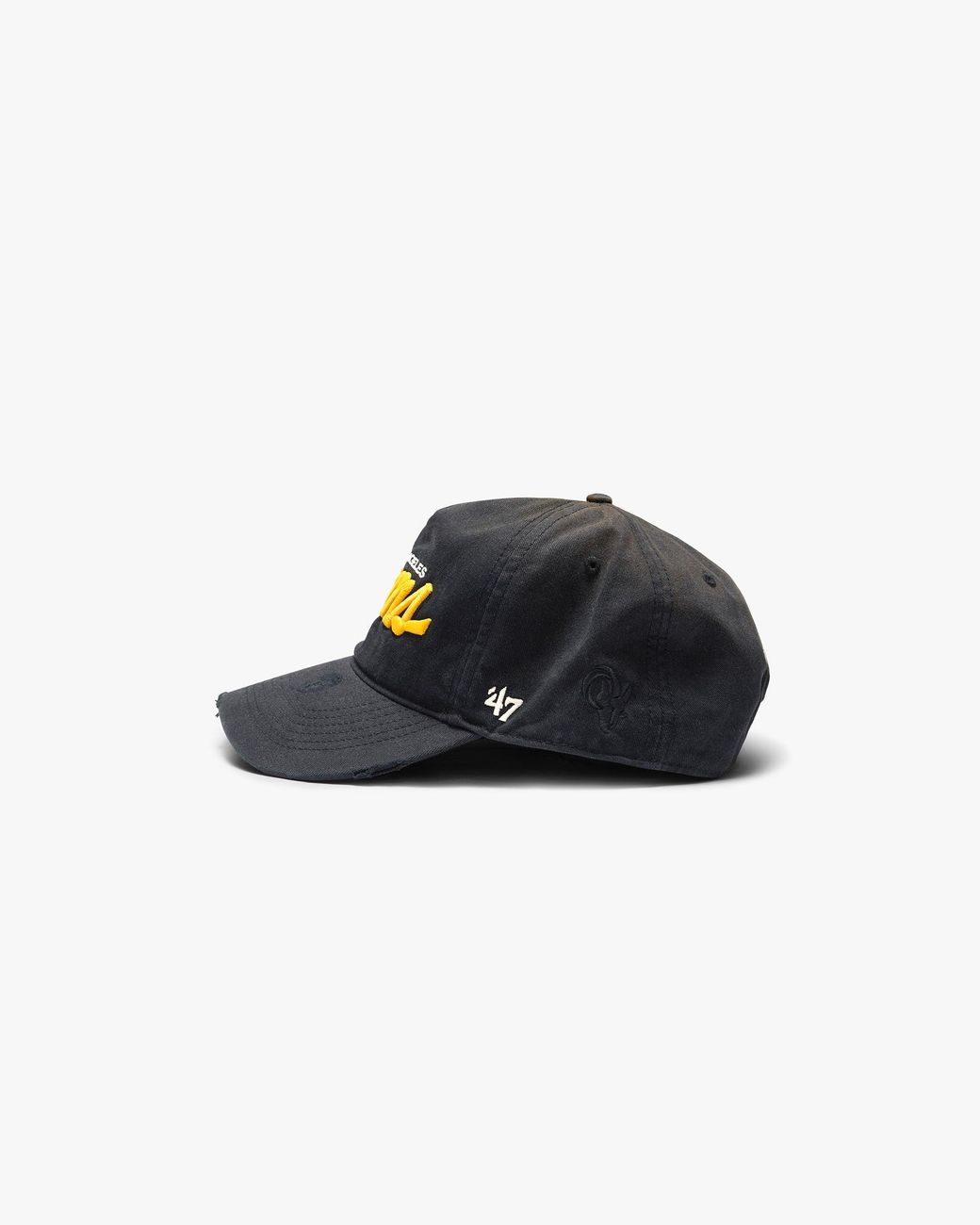 Represent Black Los Angeles Rams X Represent X 47 Cap for men