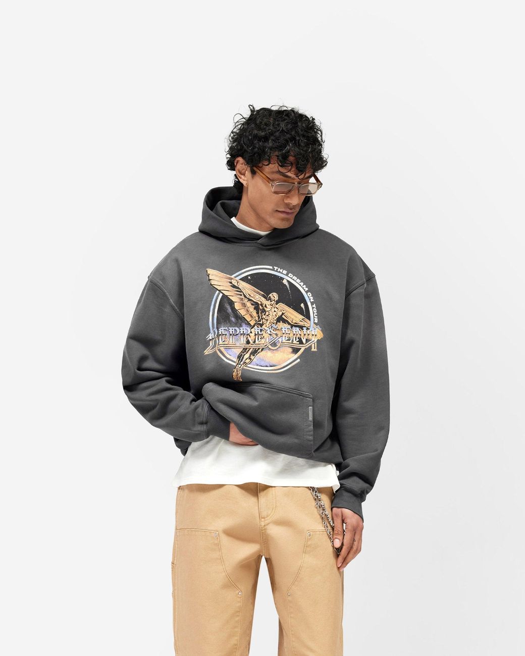 Represent Multicolor Golden Tour Hoodie for men