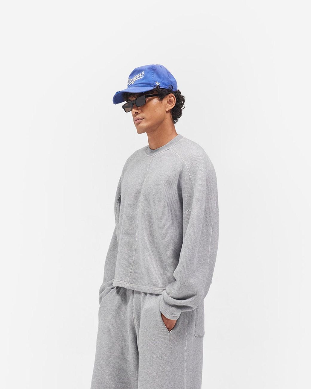 Represent Gray Heavyweight Sweater for men