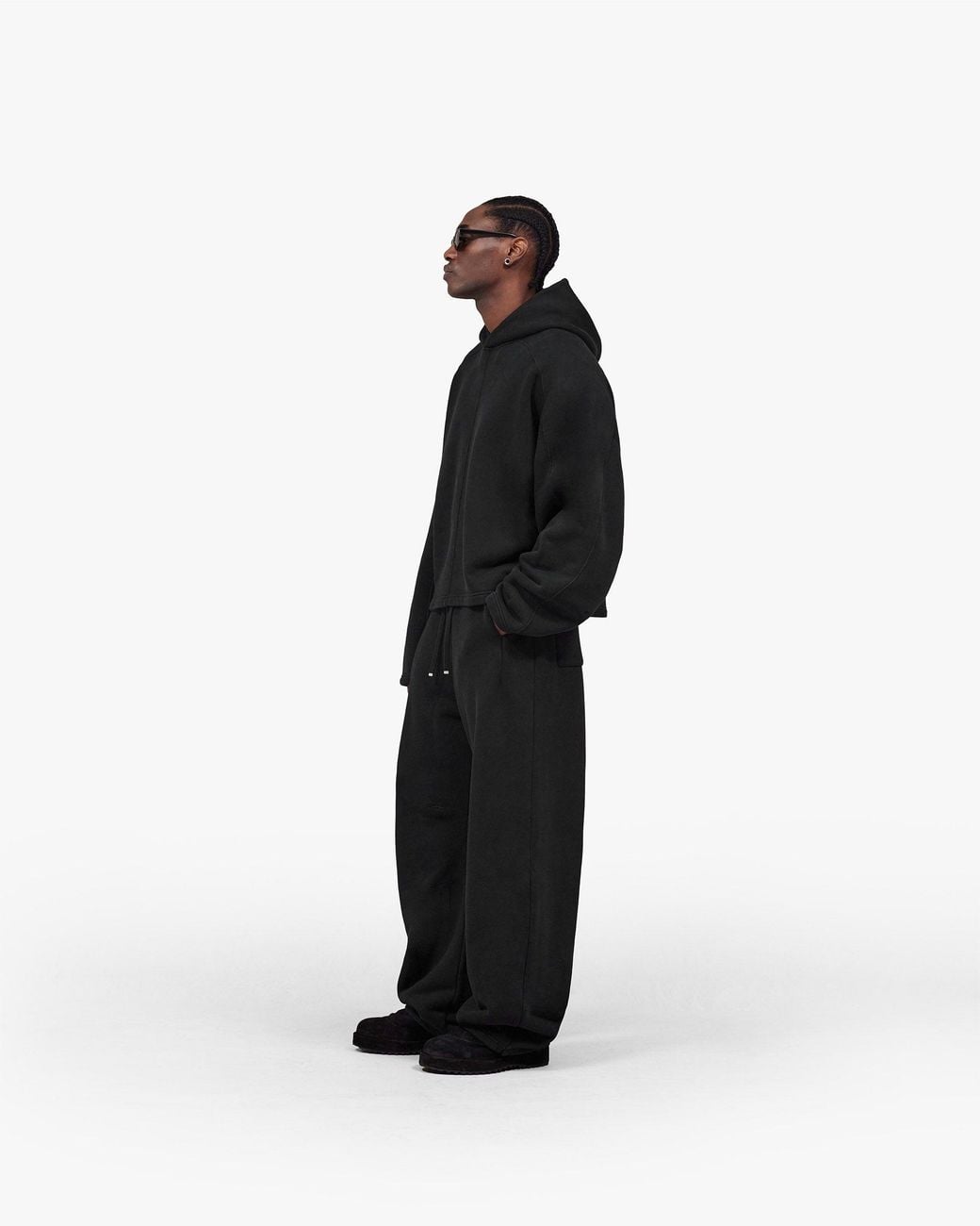 Represent Black Heavyweight Hoodie for men