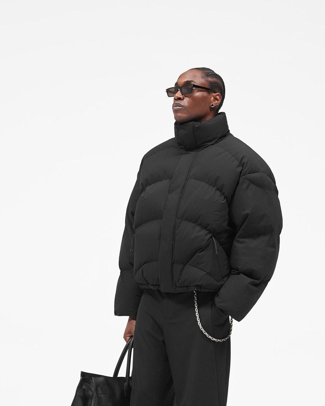 Represent Black Riot Puffer for men