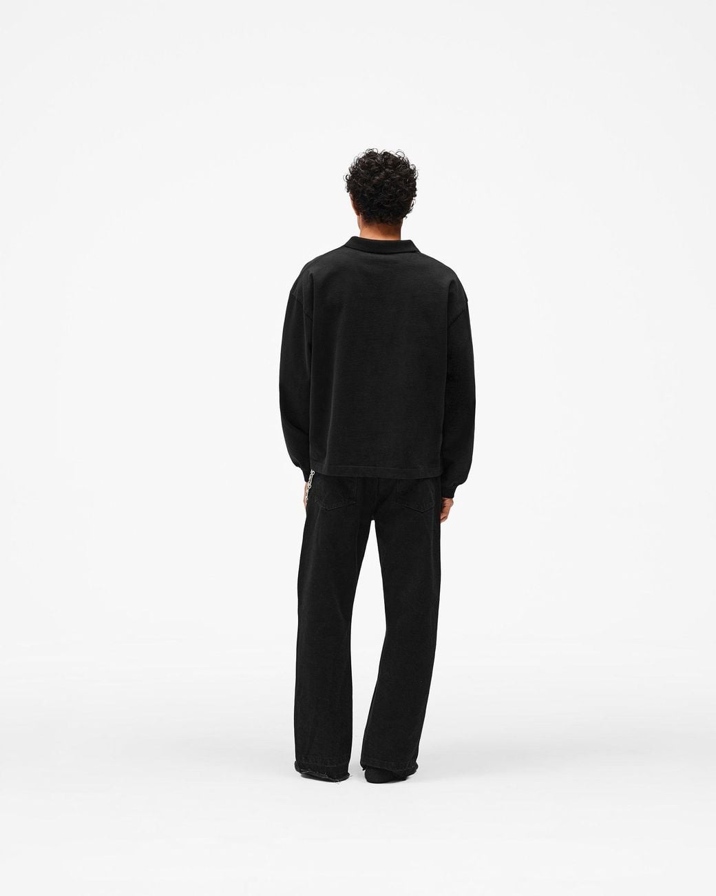 Represent Black Represent Owners Club Rugby Polo for men