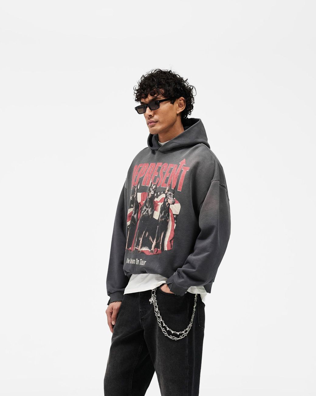 Represent Multicolor Dream On Tour Hoodie for men