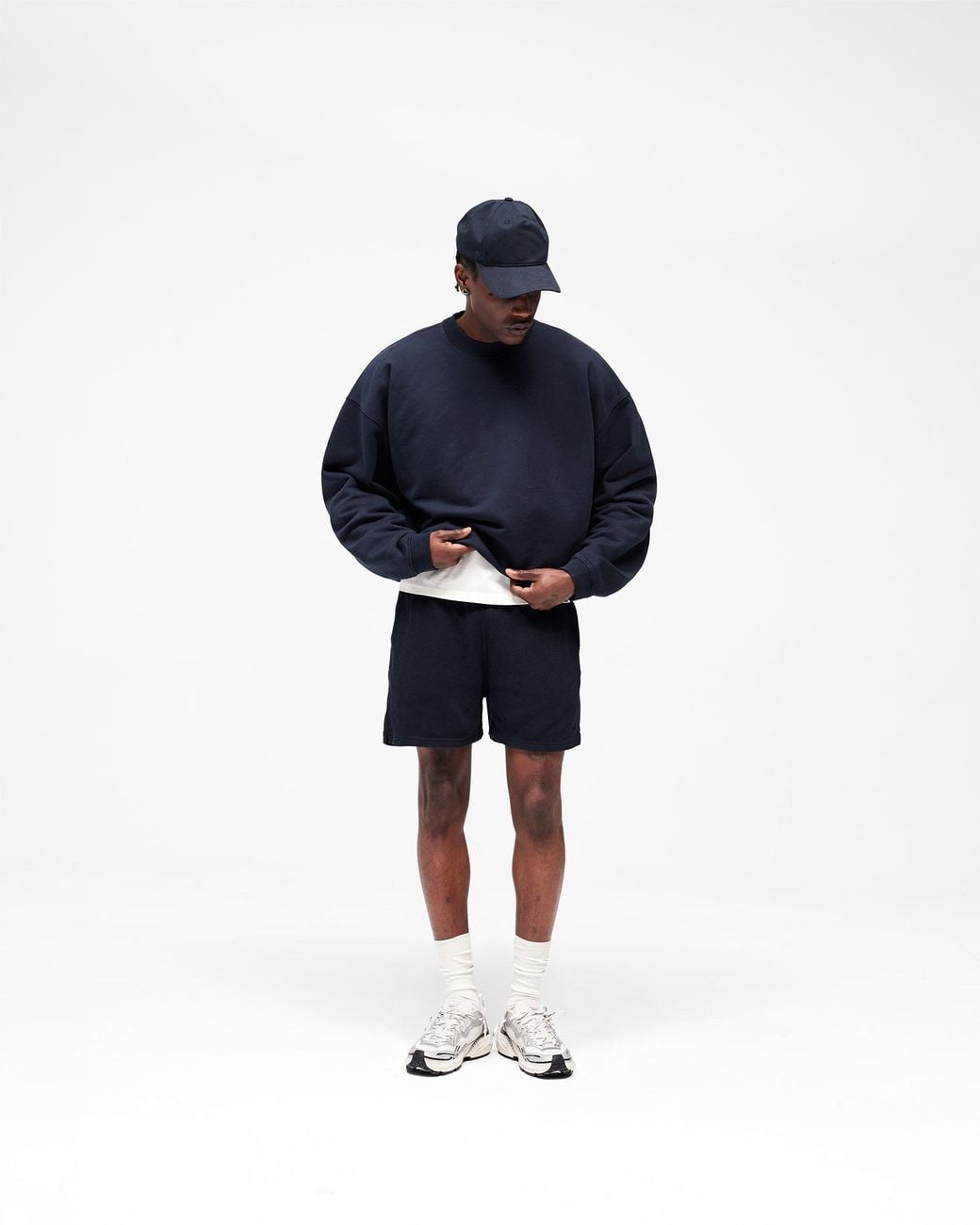 Represent Blue Initial Boxy Sweater for men