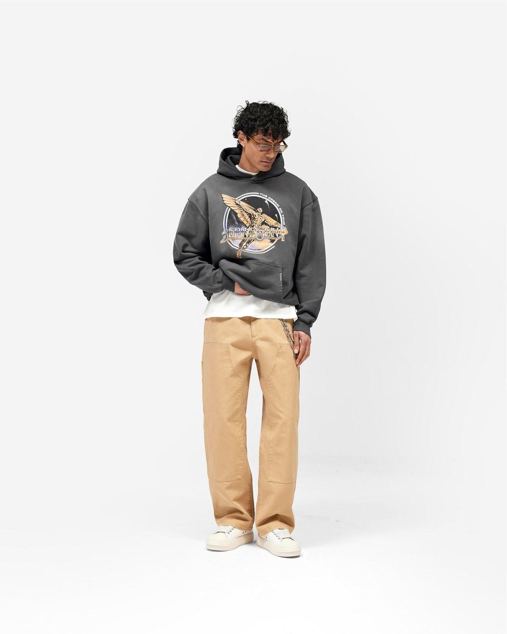 Represent Multicolor Golden Tour Hoodie for men