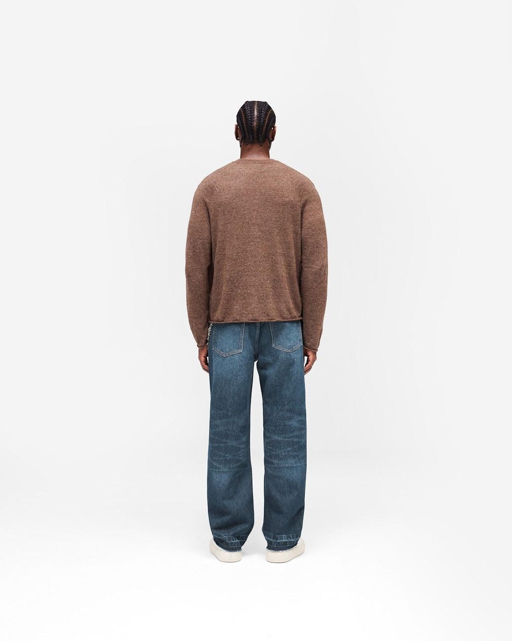 Represent Brown Gh Knitted Long Sleeve Top for men