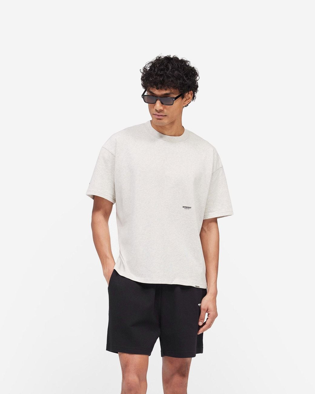 Represent White Micro Owners Club T-Shirt for men