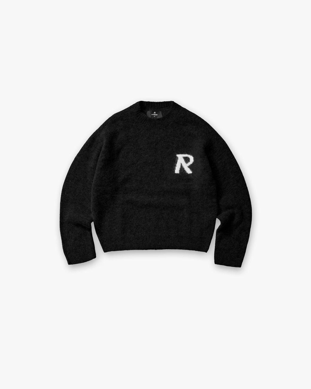 Represent Black Logo Knit Sweater for men