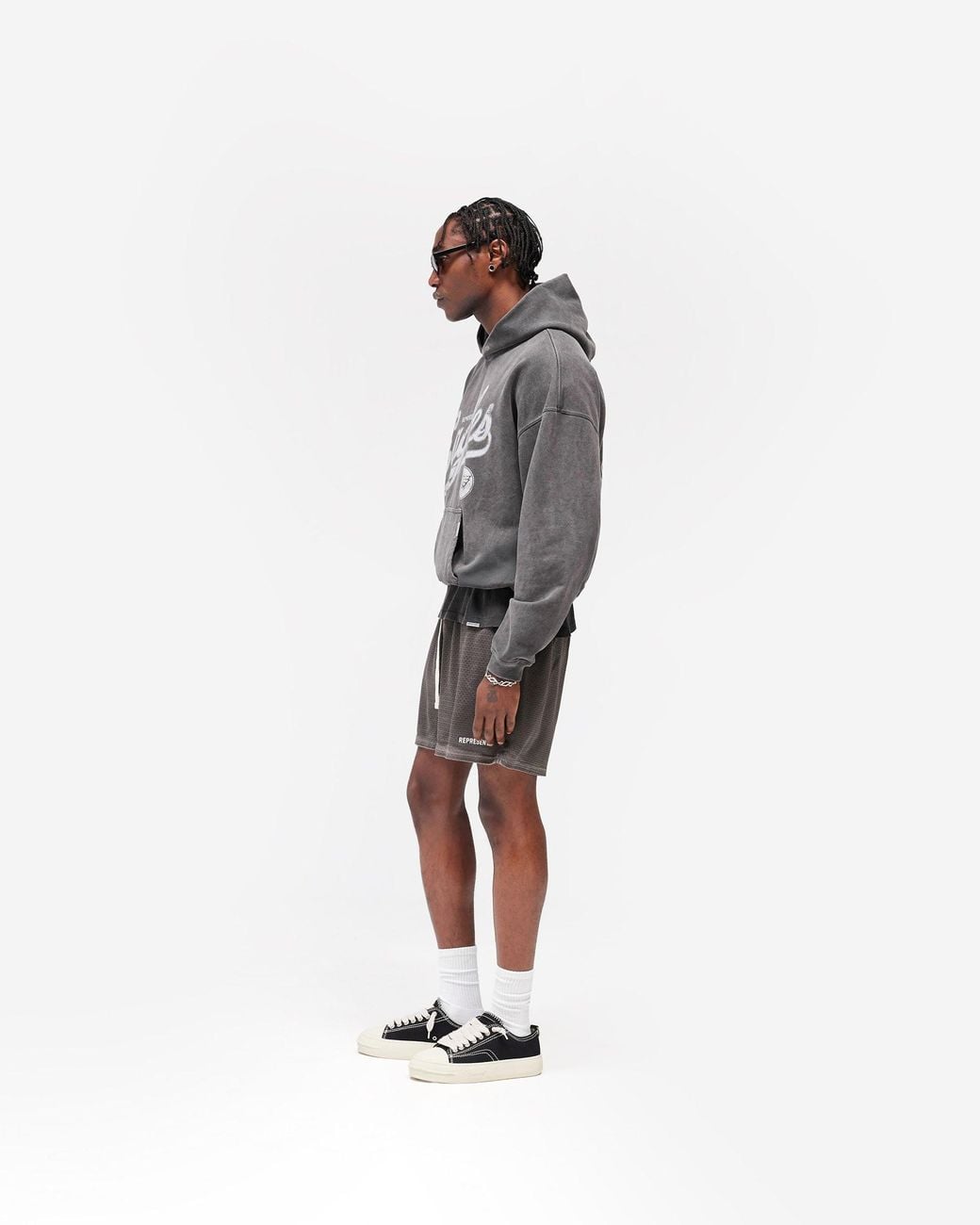 Represent Gray Philadelphia Eagles X Represent Hoodie for men