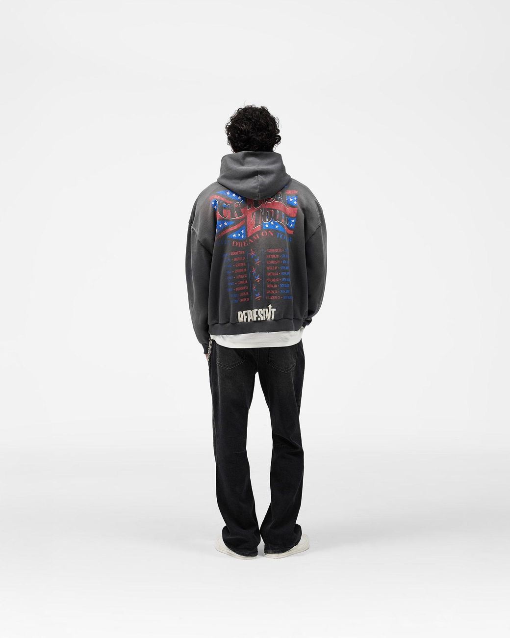 Represent Multicolor Dream On Tour Hoodie for men