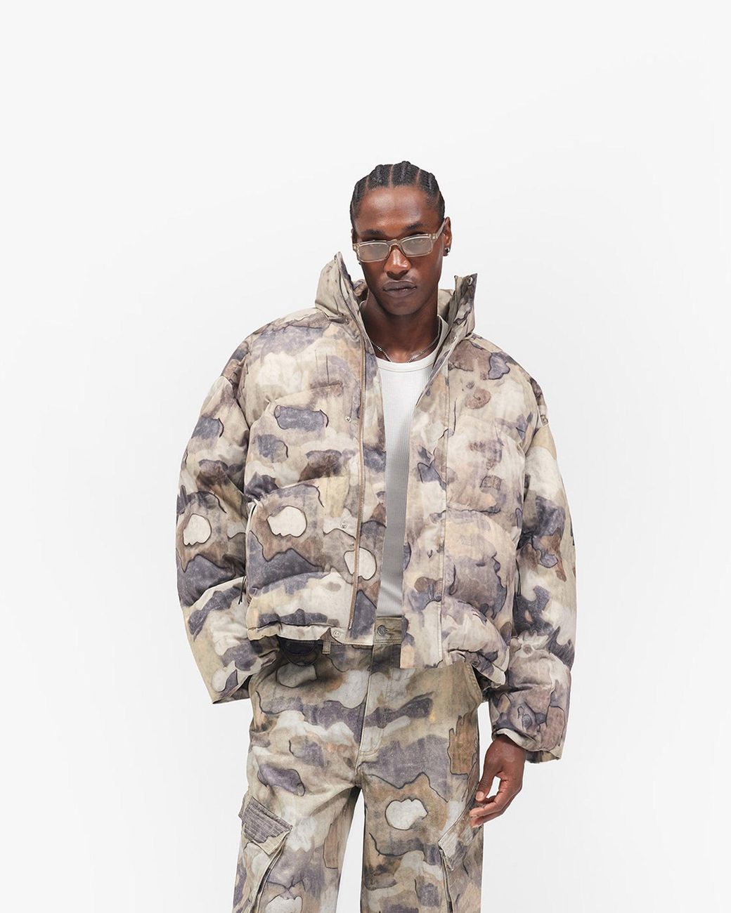 Represent White Riot Puffer for men