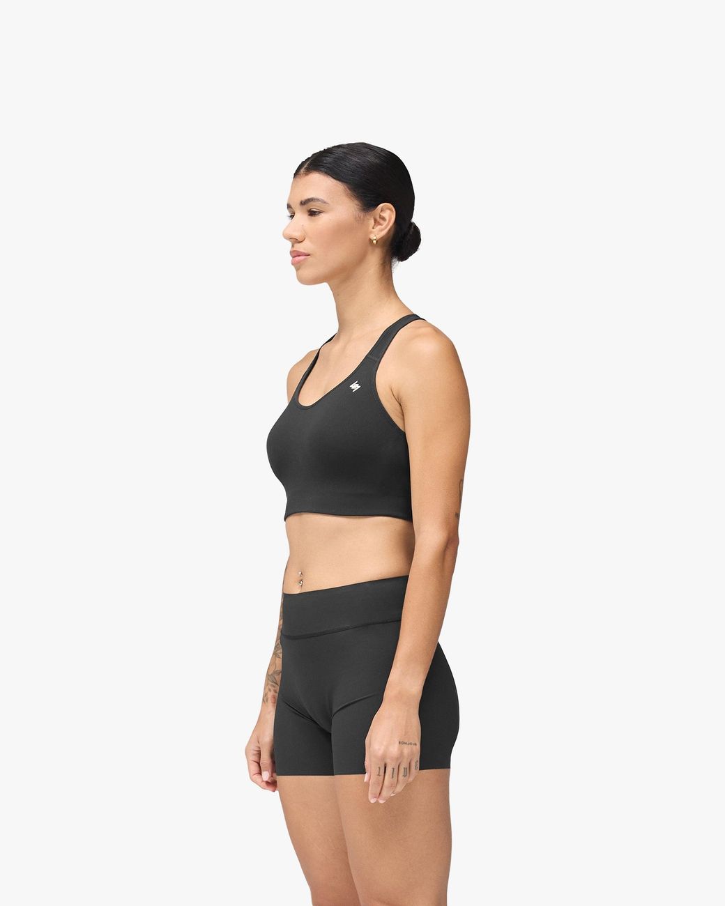 Represent Black 247 On A Mission High Support Sports Bra