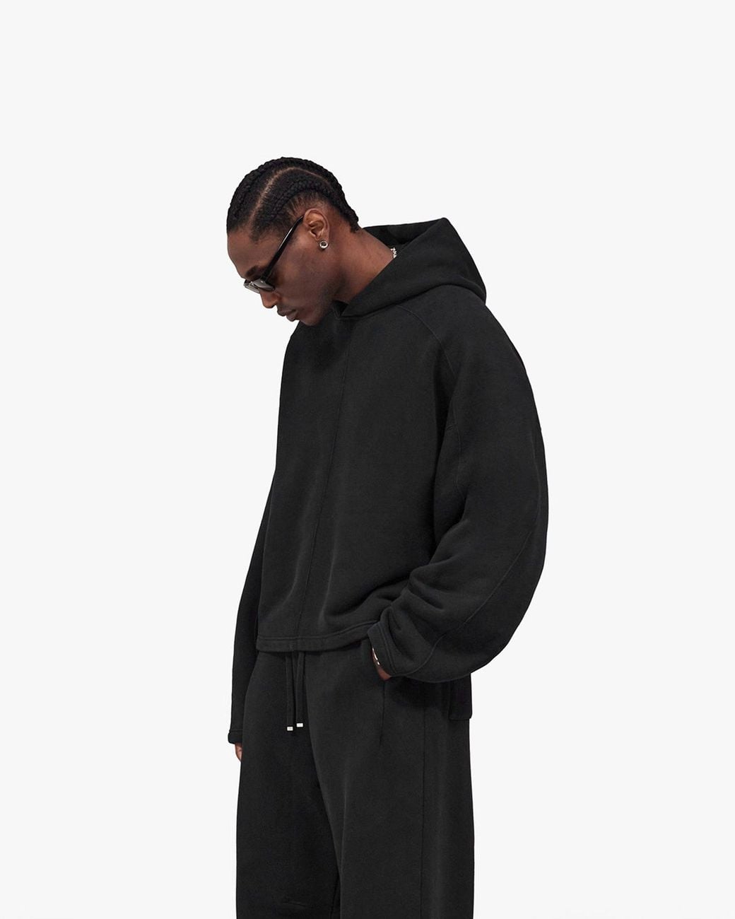 Represent Black Heavyweight Hoodie for men