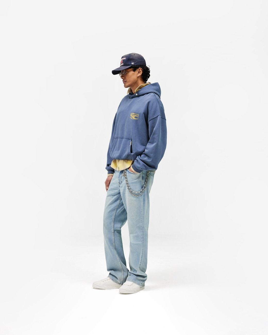 Represent Blue Nothing Faster Hoodie for men