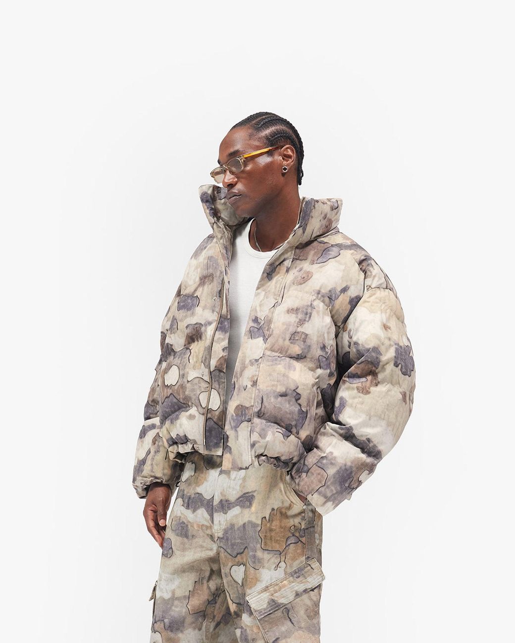 Represent White Riot Puffer for men