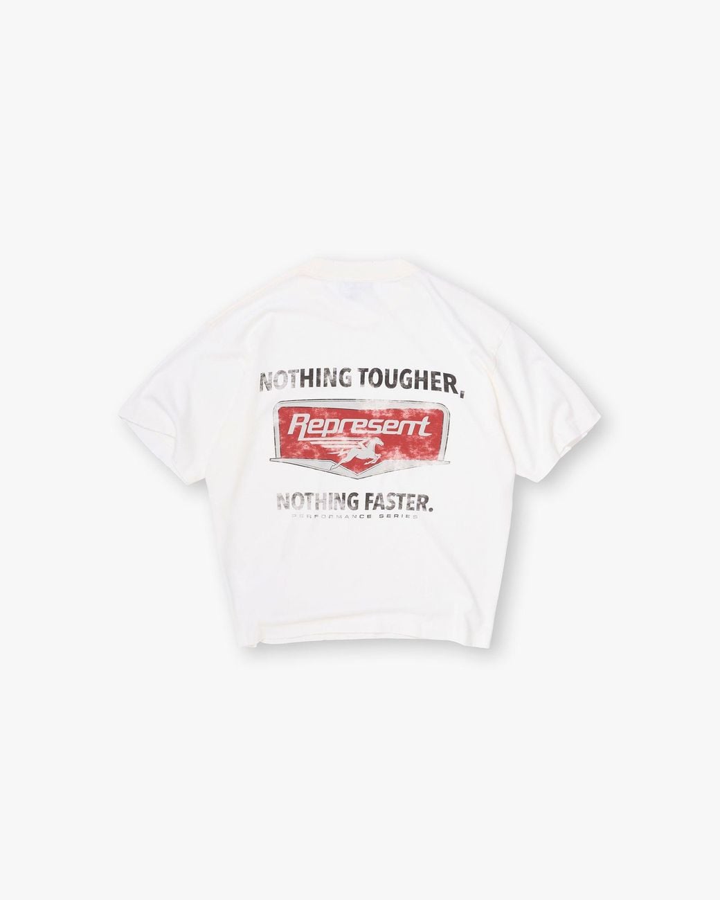 Represent White Nothing Faster T-Shirt for men