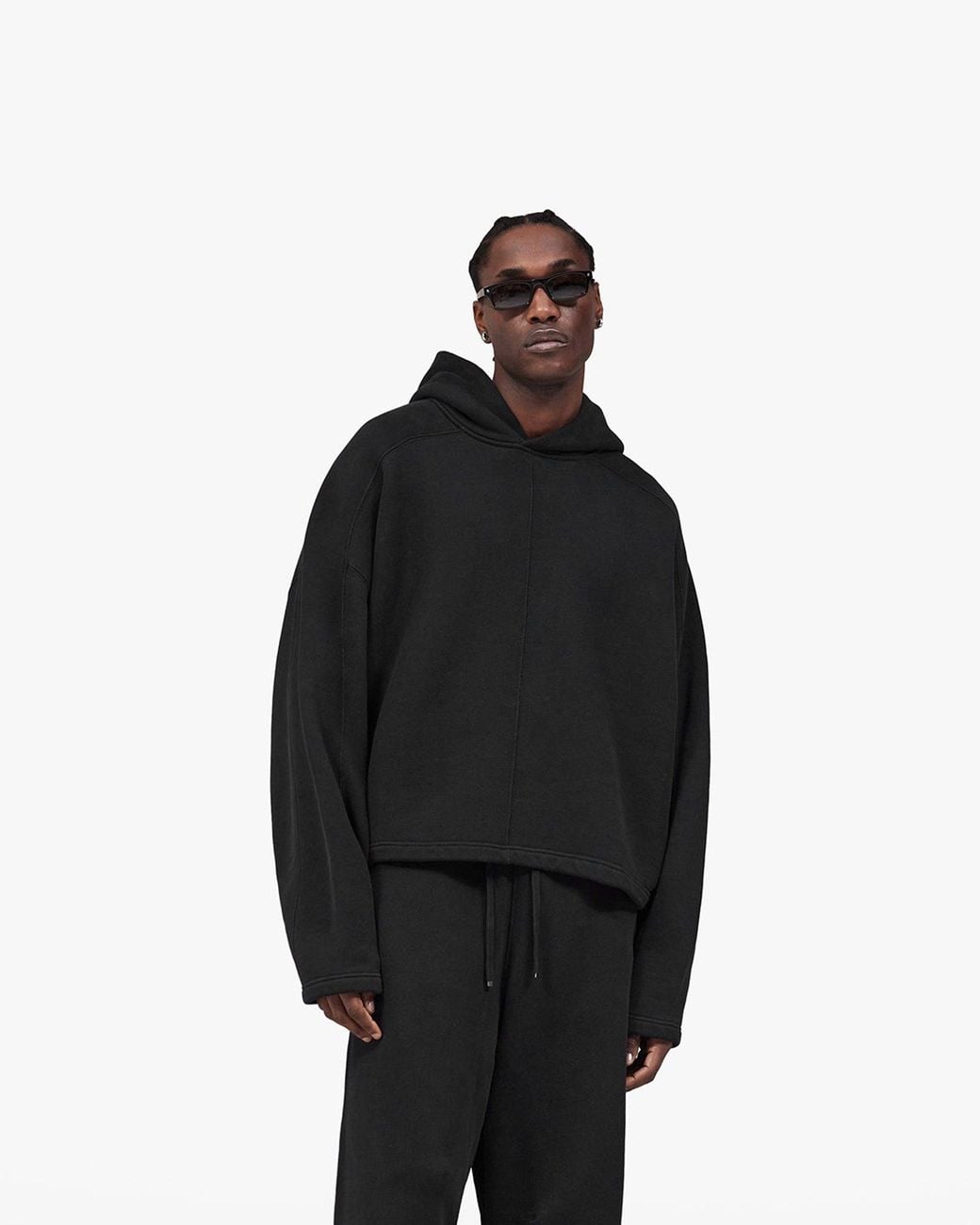 Represent Black Heavyweight Hoodie for men