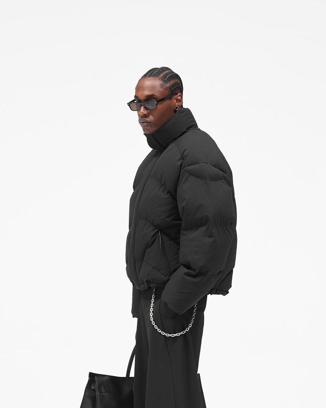 Represent Black Riot Puffer for men