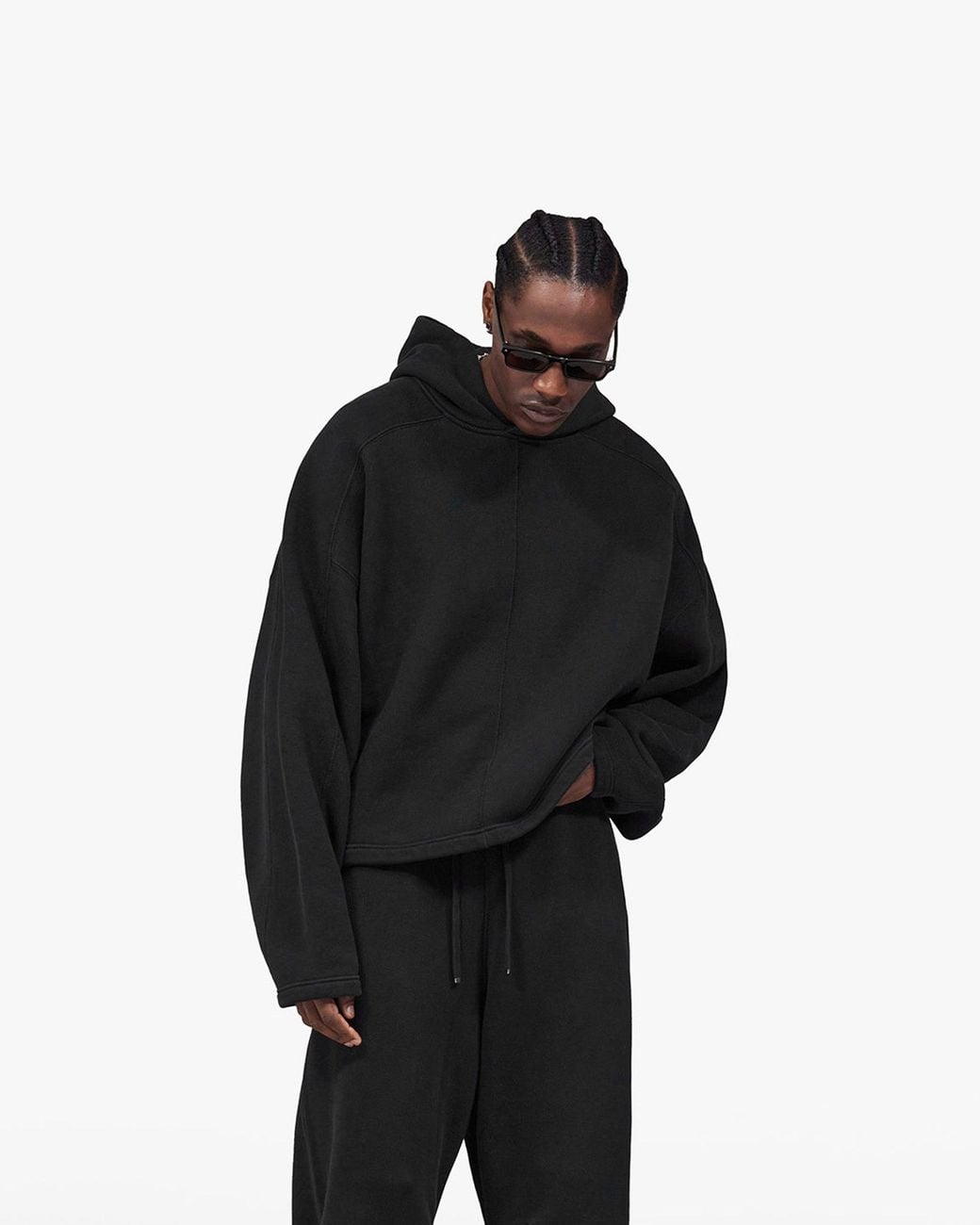 Represent Black Heavyweight Hoodie for men