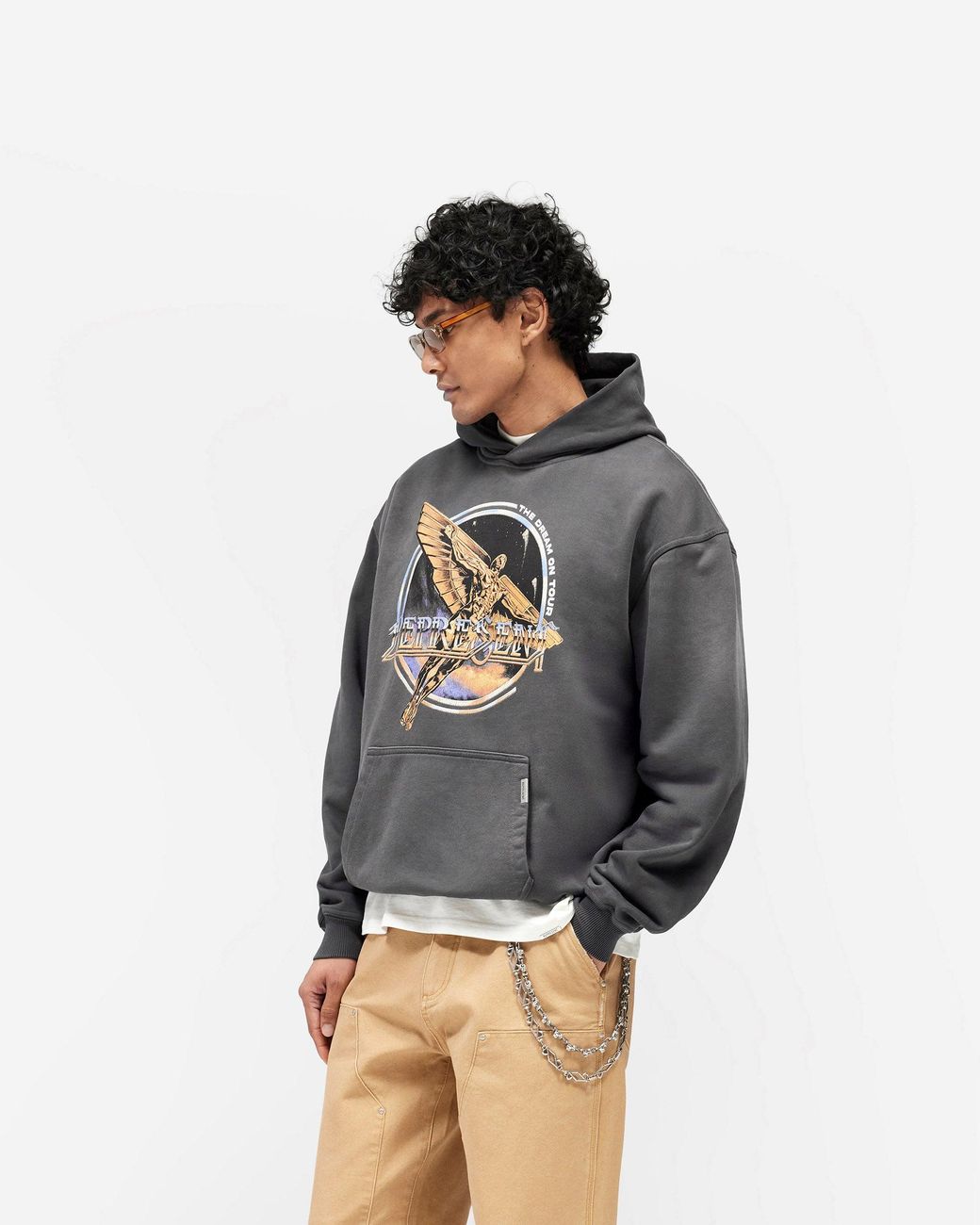 Represent Multicolor Golden Tour Hoodie for men