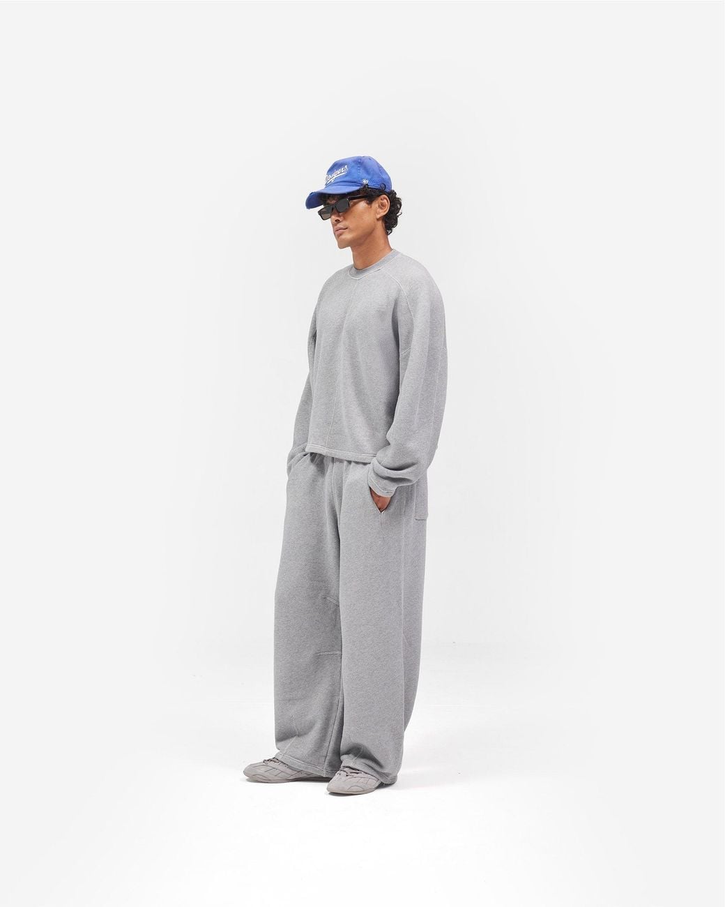Represent Gray Heavyweight Sweater for men