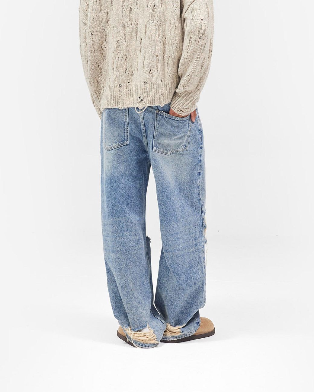 Represent Blue R3 Baggy Jean for men