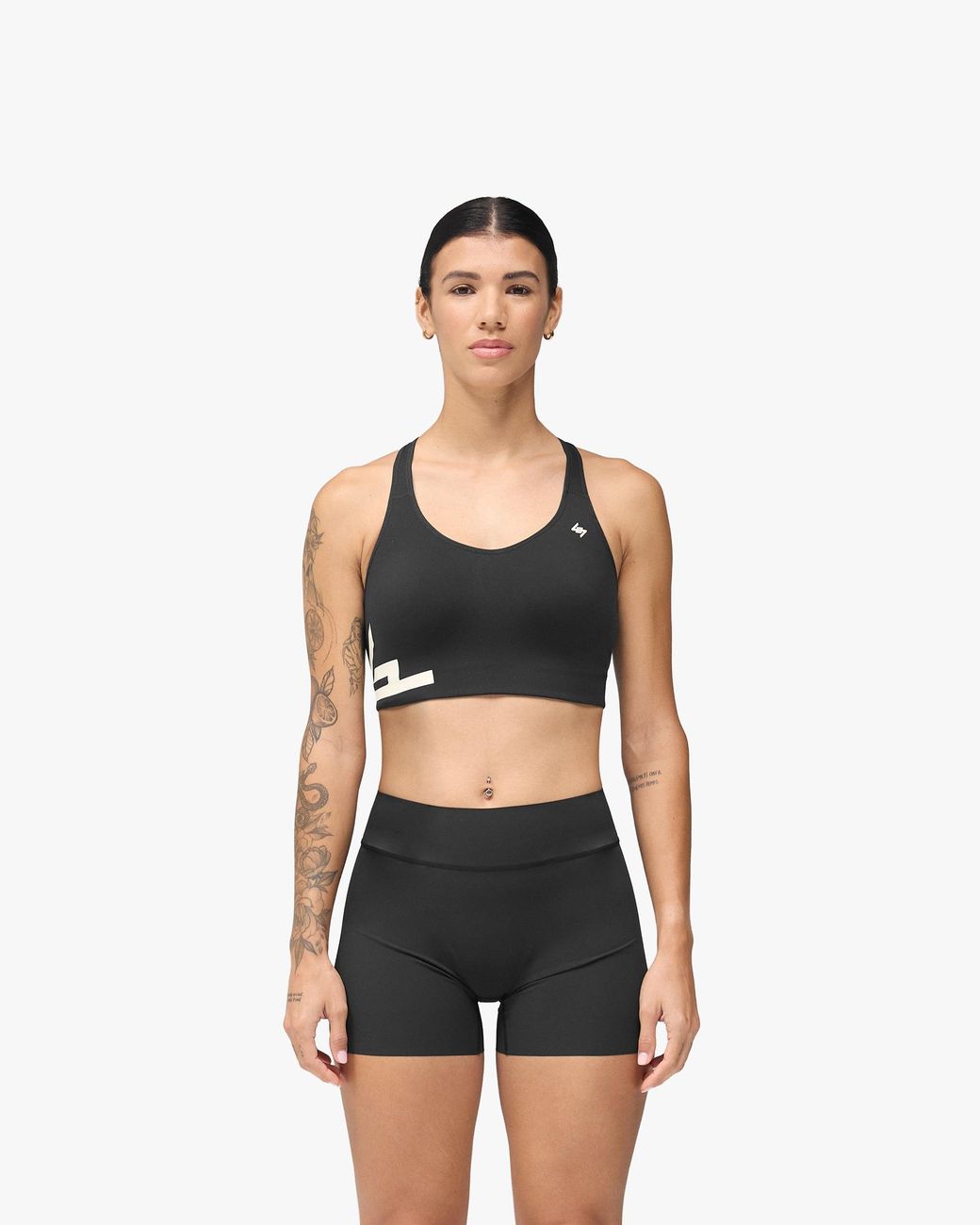Represent Black 247 On A Mission High Support Sports Bra