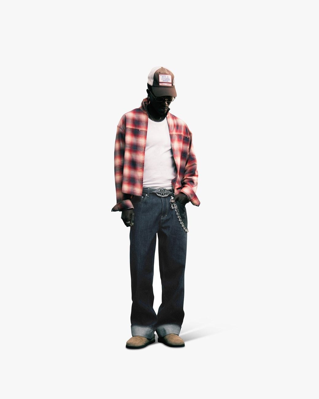 Represent Red Sunset Flannel for men