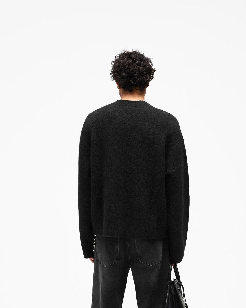 Represent Black Logo Knit Sweater for men