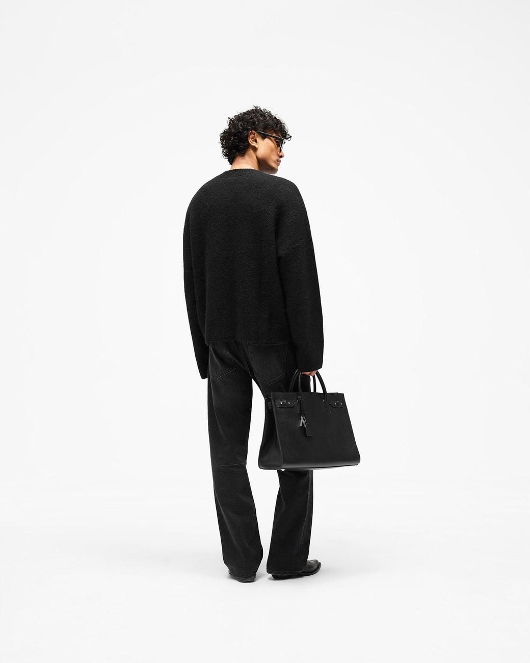 Represent Black Logo Knit Sweater for men