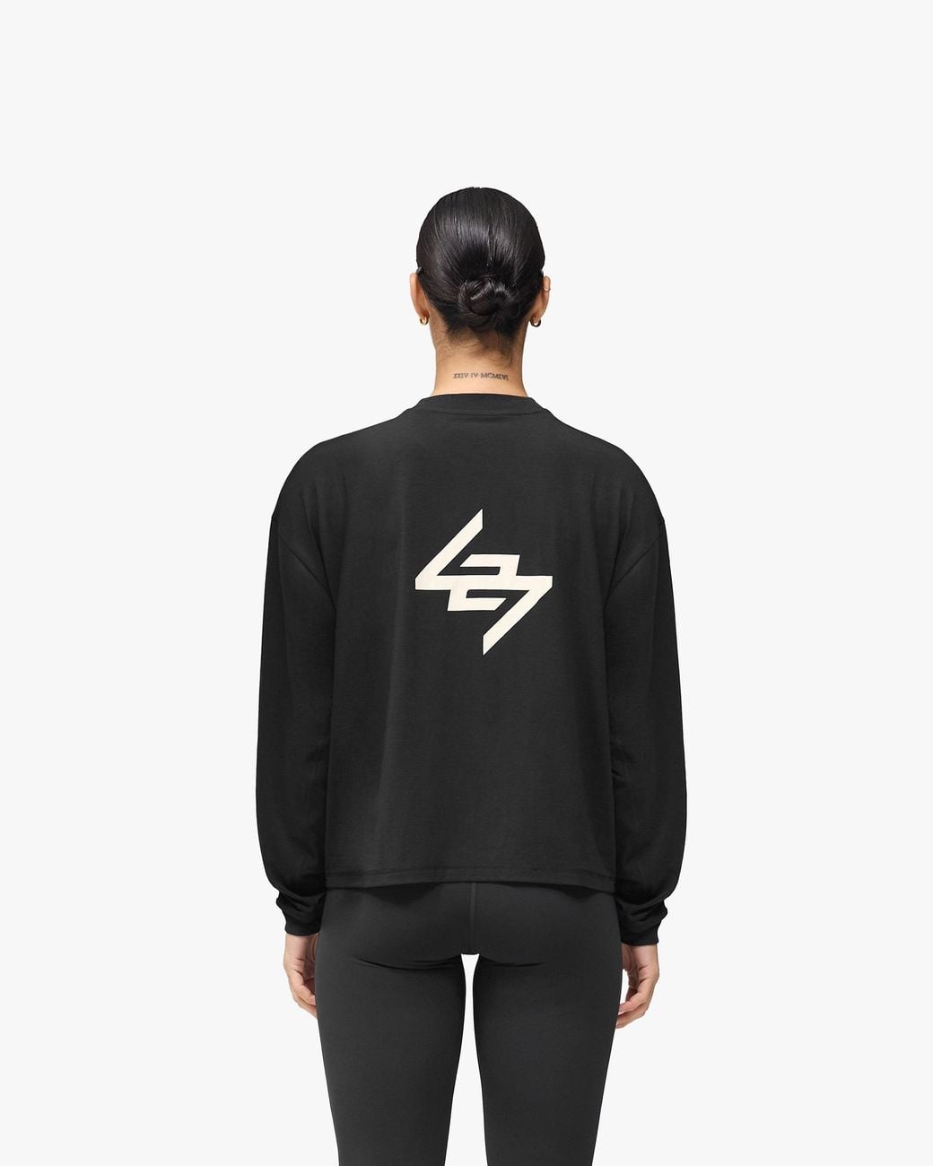 Represent Black 247 Dna Oversized Long Sleeve T-Shirt
