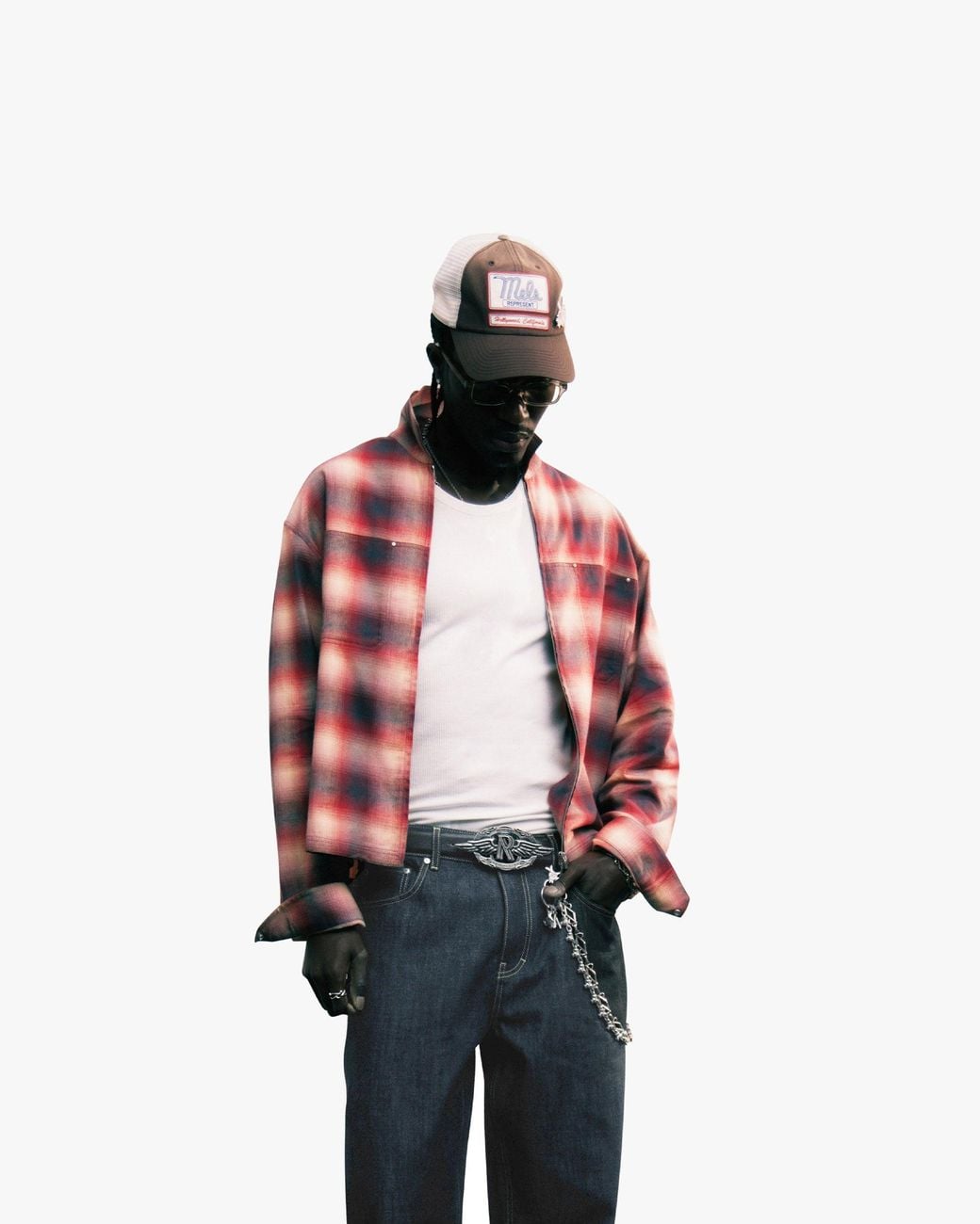 Represent Red Sunset Flannel for men