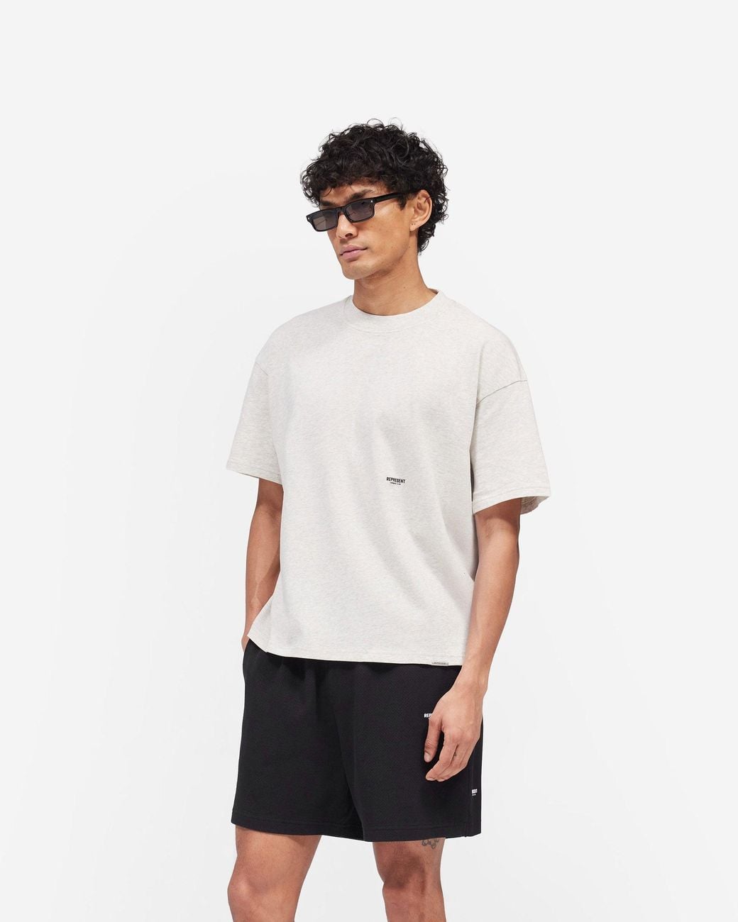 Represent White Micro Owners Club T-Shirt for men