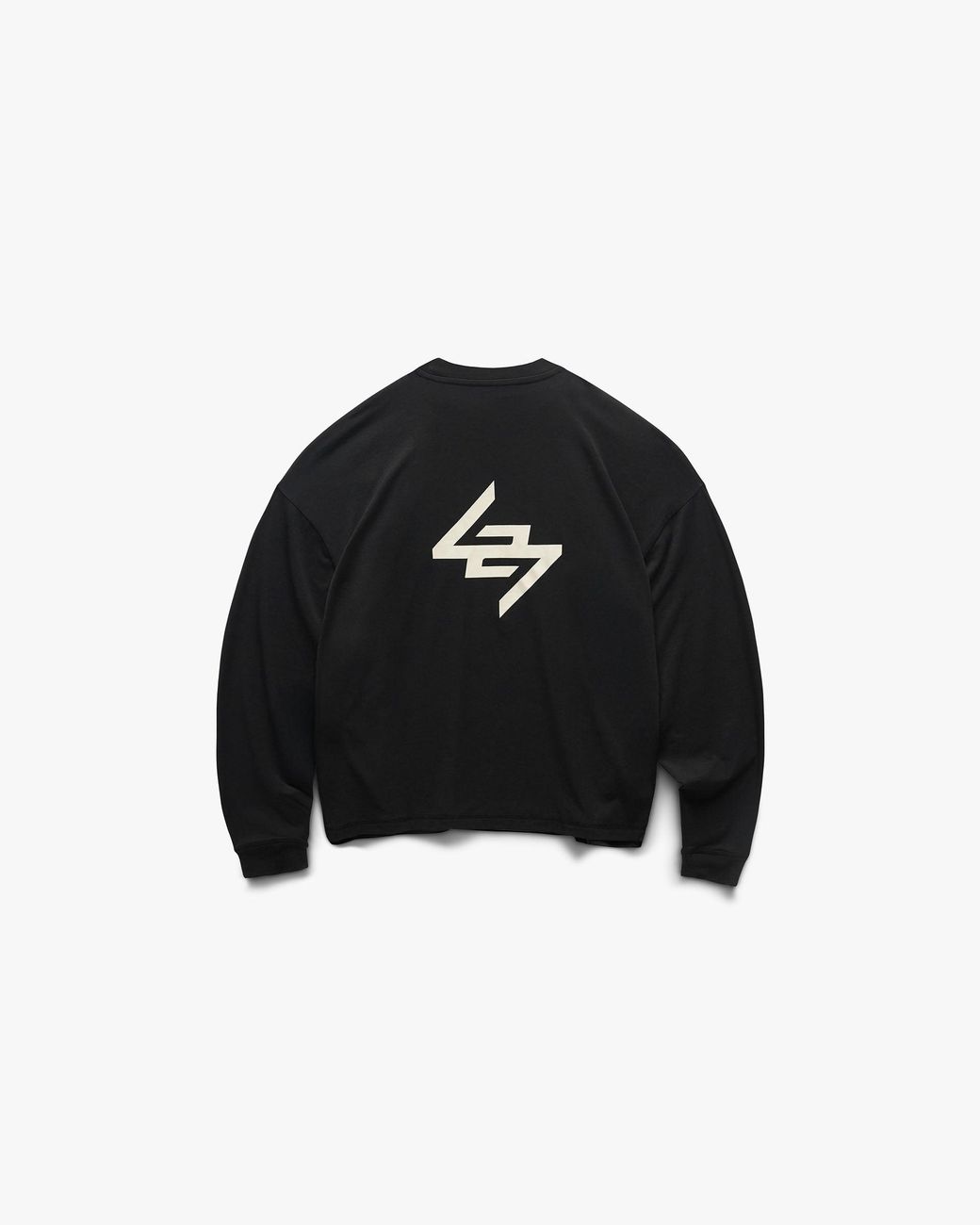 Represent Black 247 Dna Oversized Long Sleeve T-Shirt