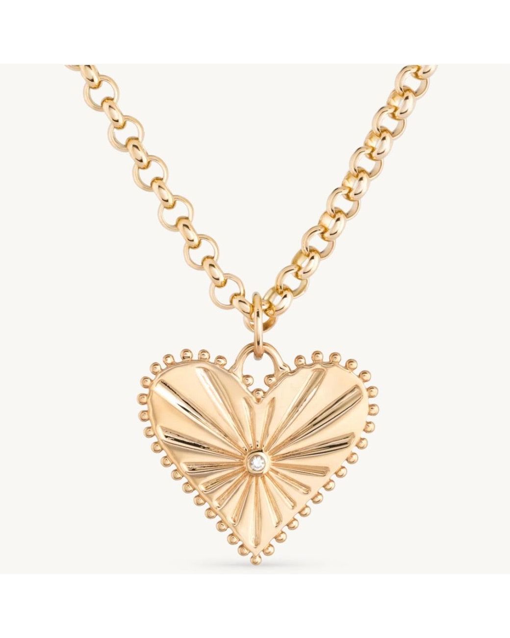 Pour Tujours Heart Coin Necklace 