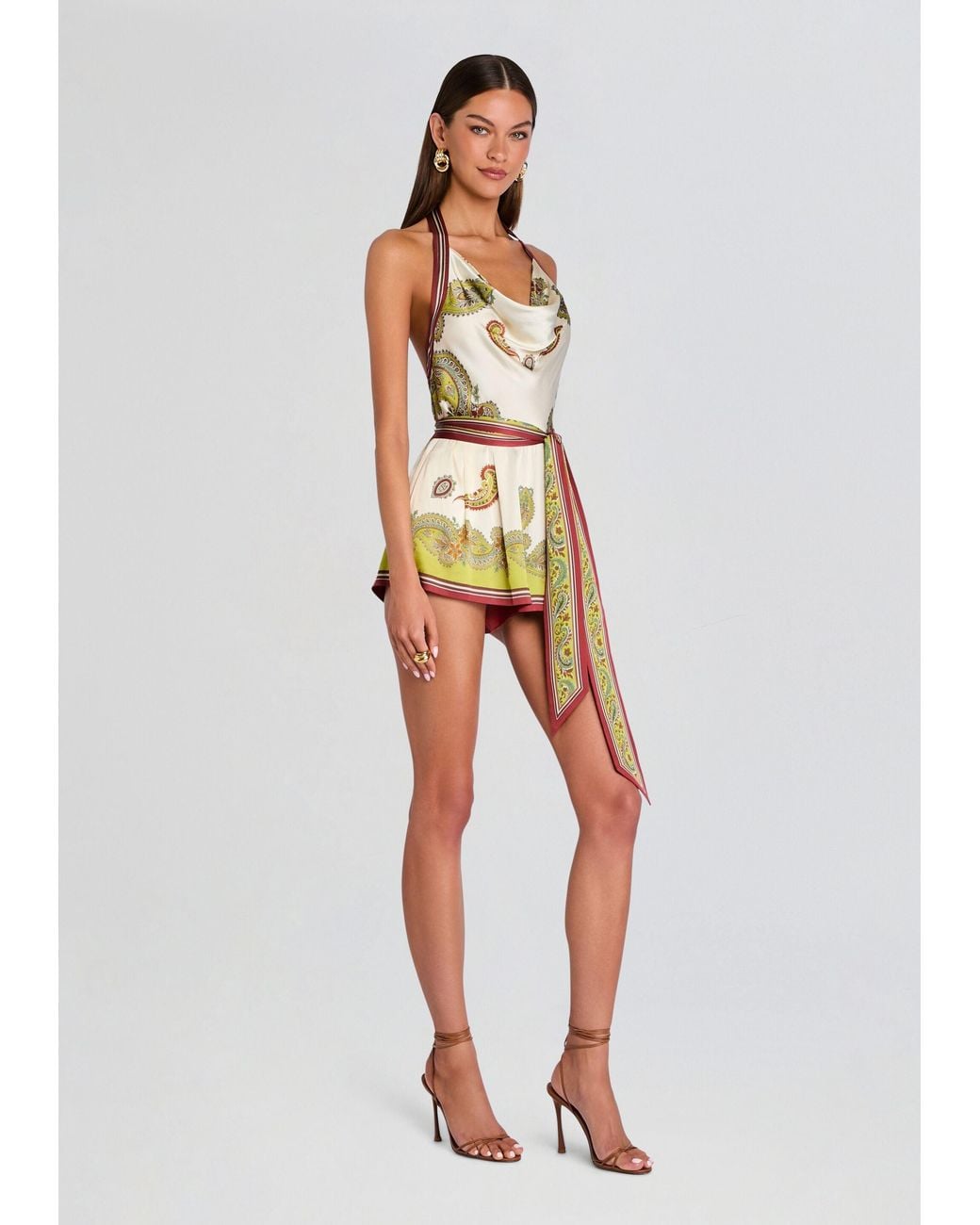 retroféte White Mirra Romper
