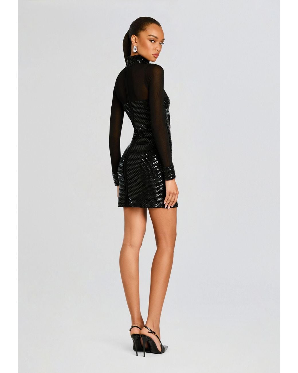 retrofte Willow Embellished Dress in Black | Lyst