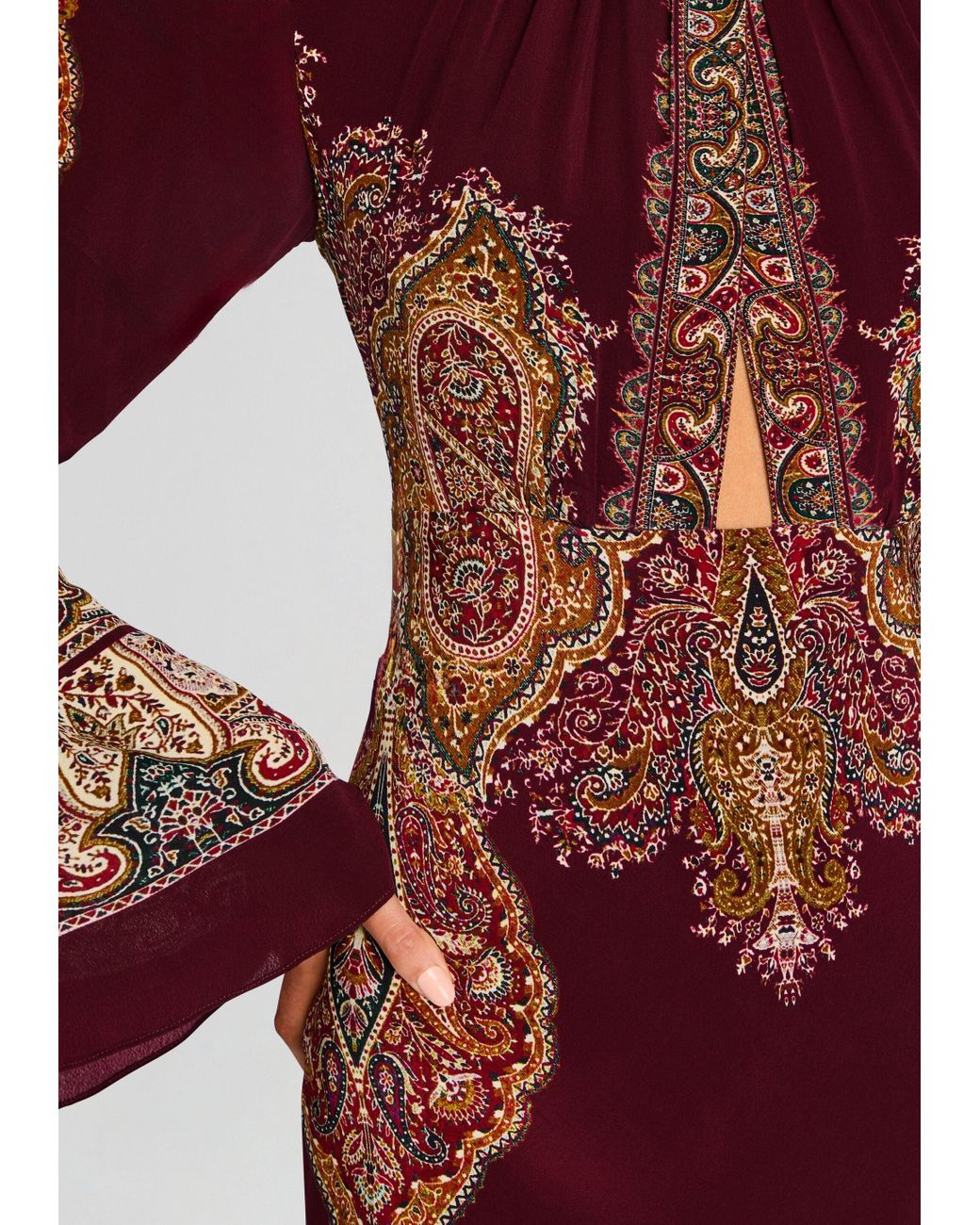 Hemant & Nandita Shifa Long Dress in Red | Lyst