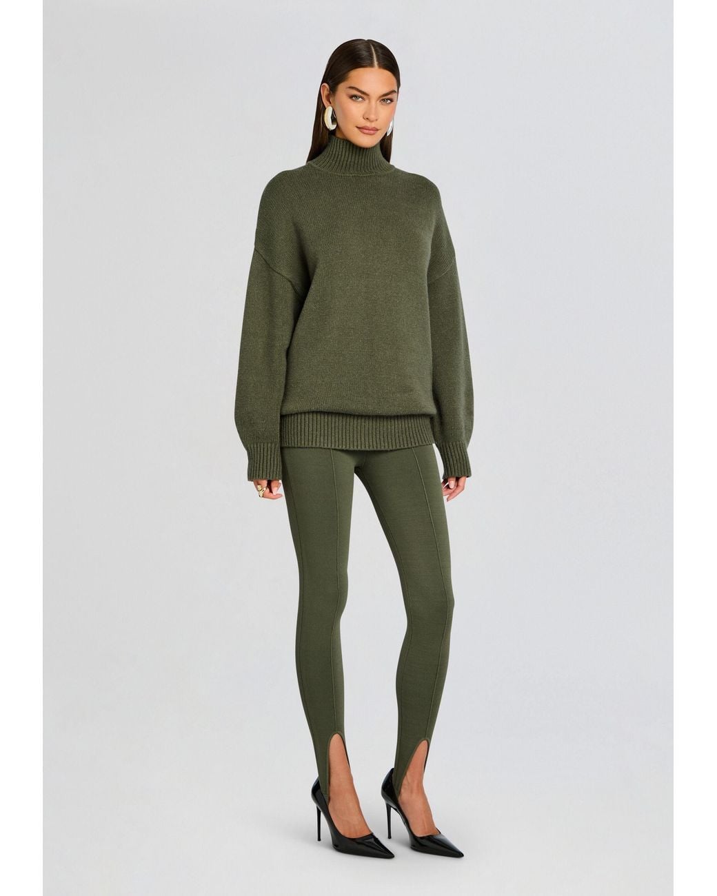 SER.O.YA Green Beatrice Sweater