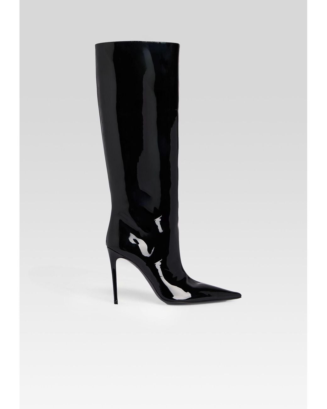 retroféte Black Lyra Leather Boot