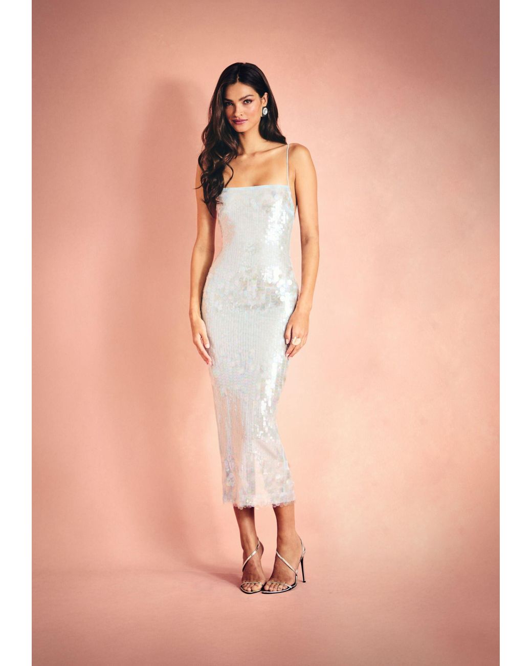 retrofte Alana Sequin Dress in White | Lyst retrofte Alana Sequin Dress in White | Lyst