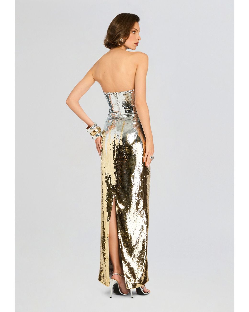 retrofte Sheeba Sequin Dress in White | Lyst