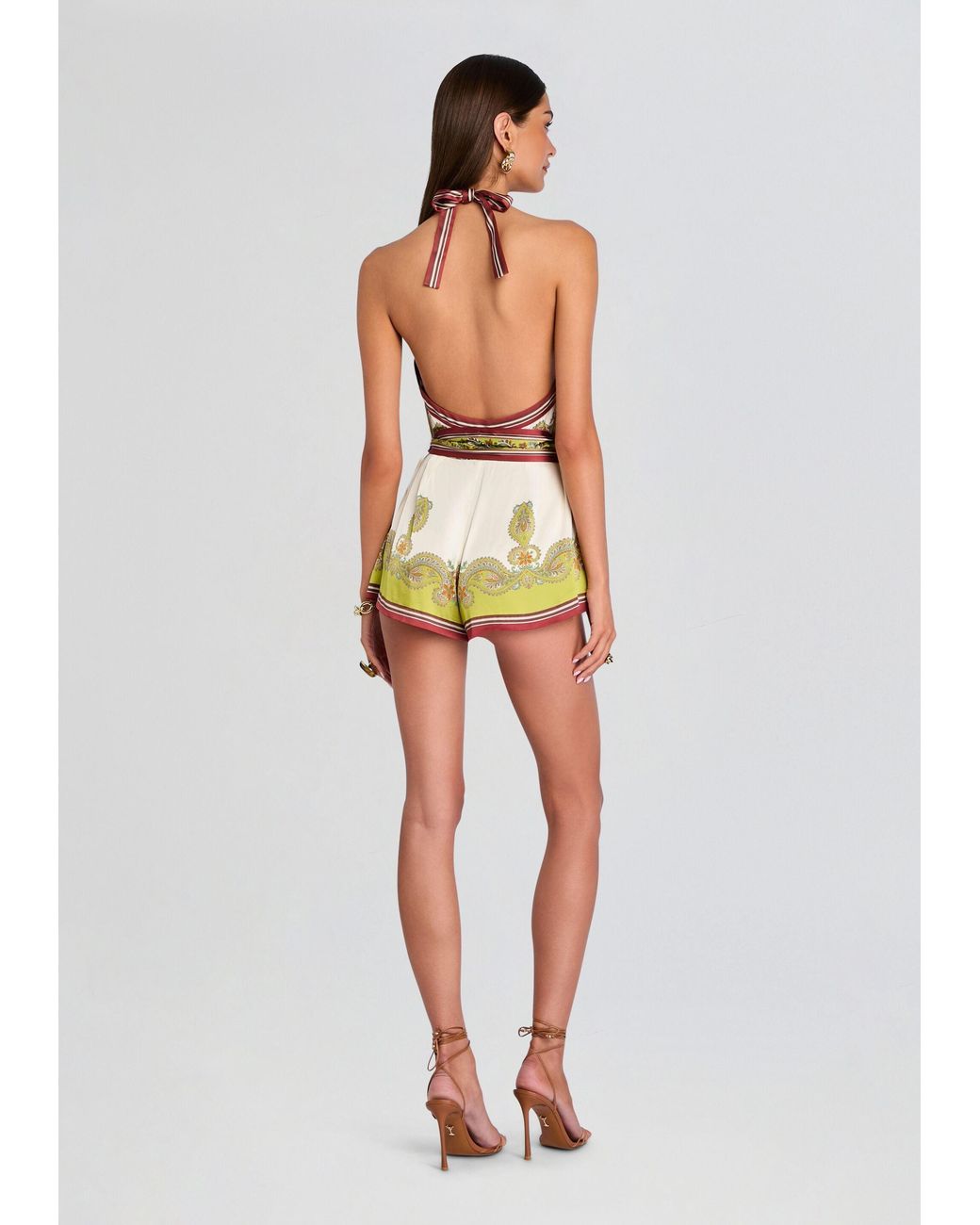 retroféte White Mirra Romper