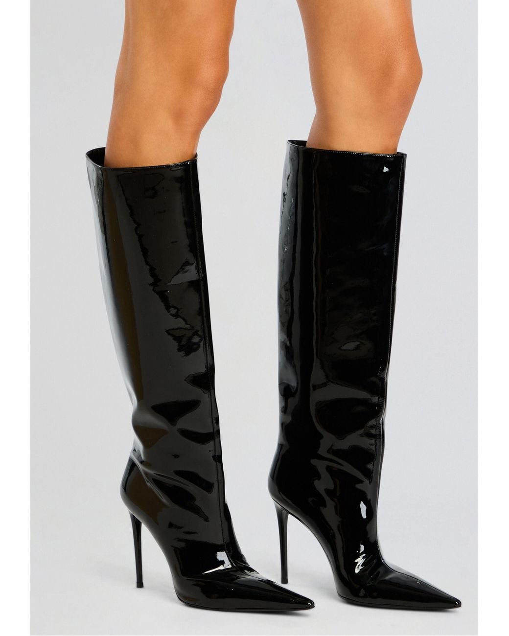 retroféte Black Lyra Leather Boot