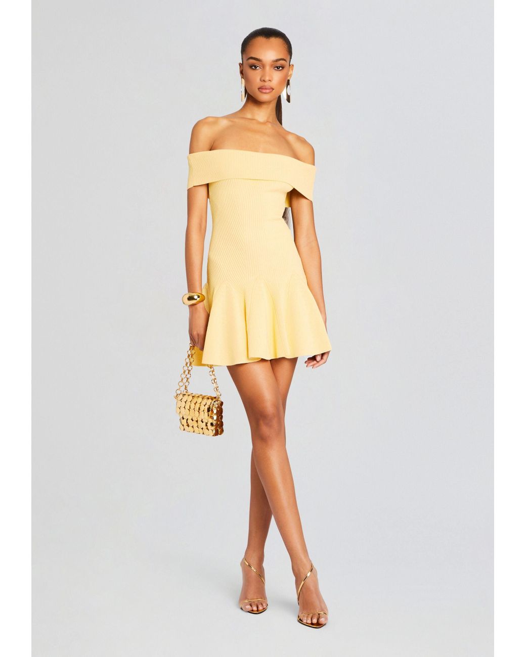 retrofte Erica Knit Dress in White | Lyst