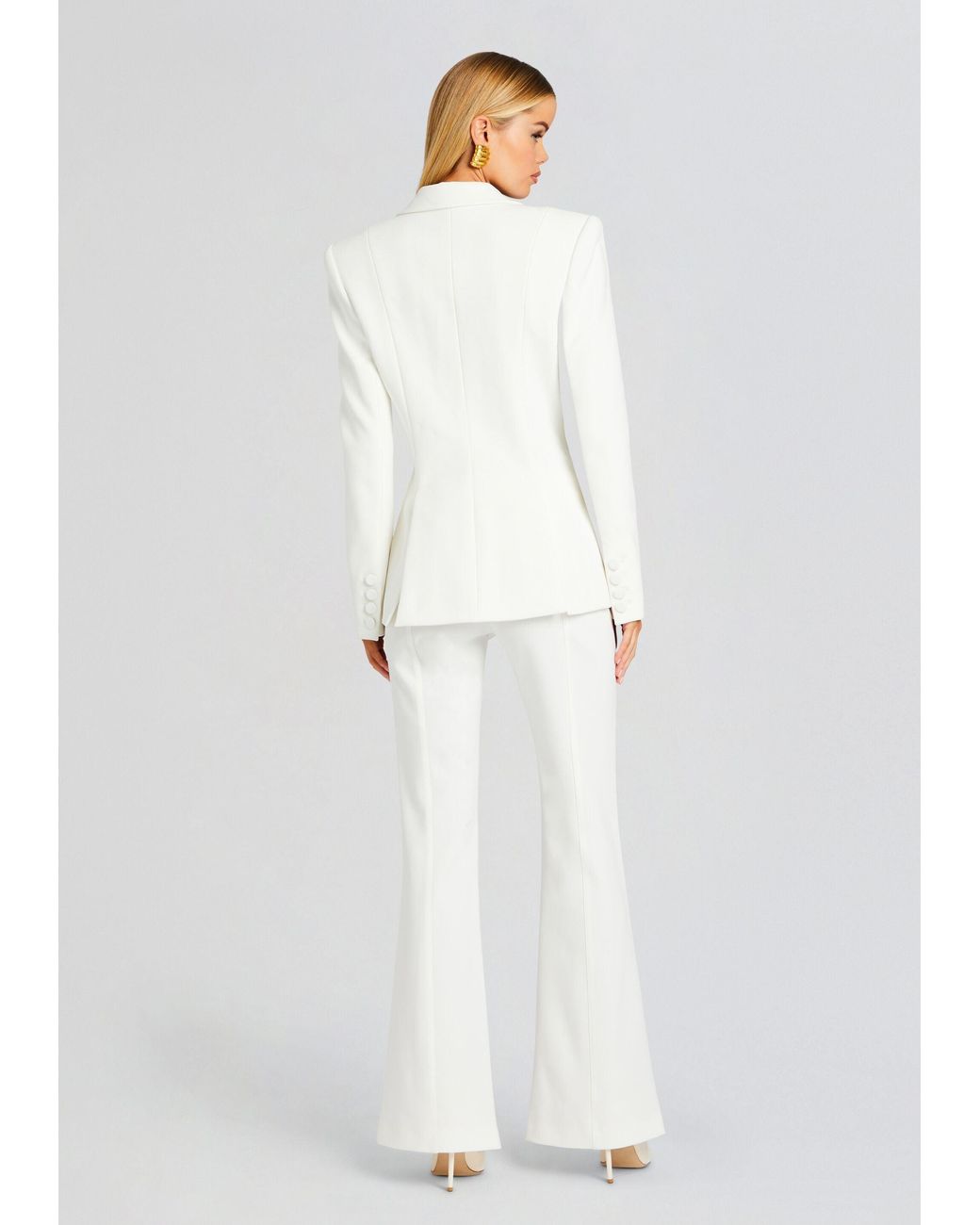 Sans Faff White Sloan Structured Blazer