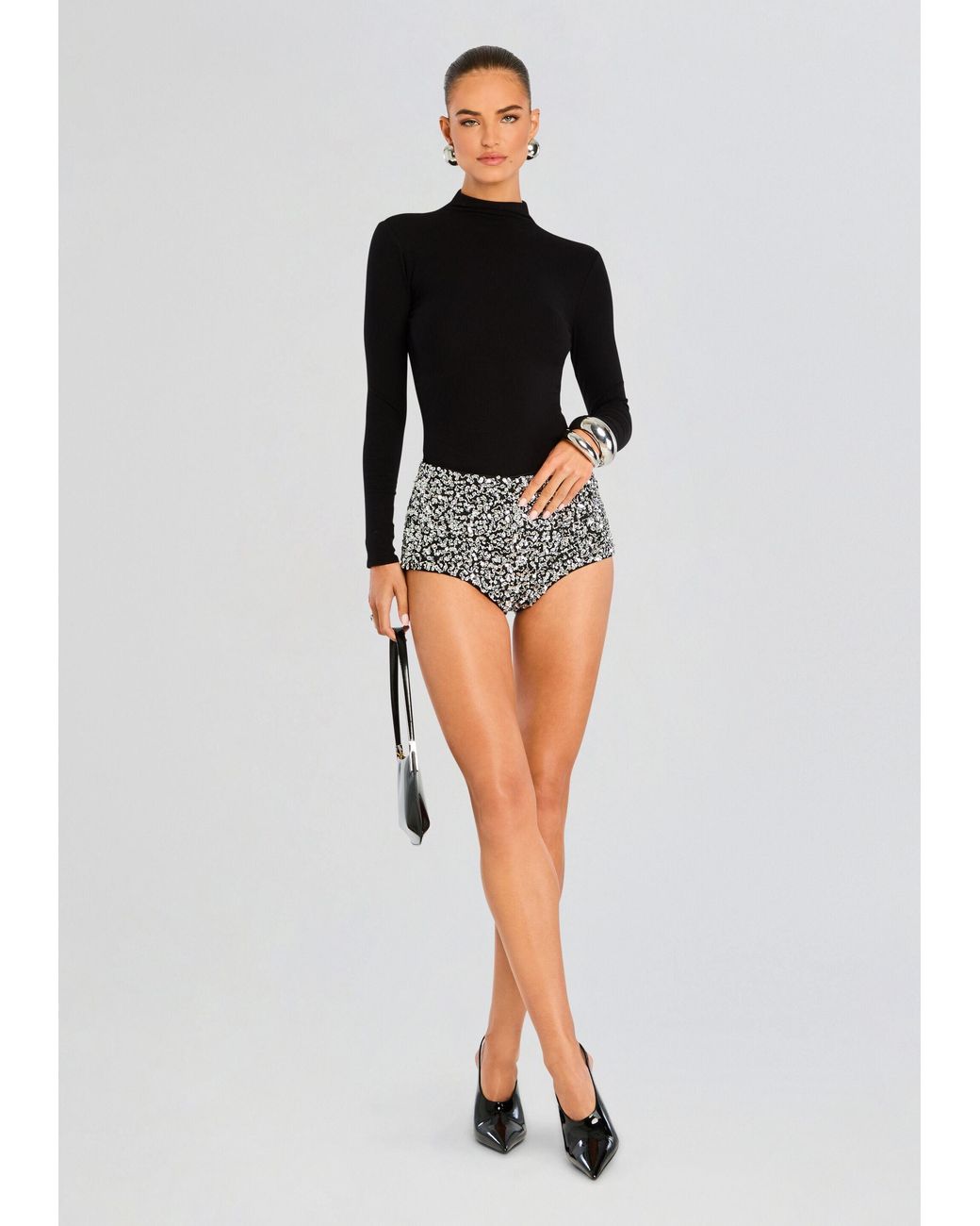 SER.O.YA Black Meg Bodysuit