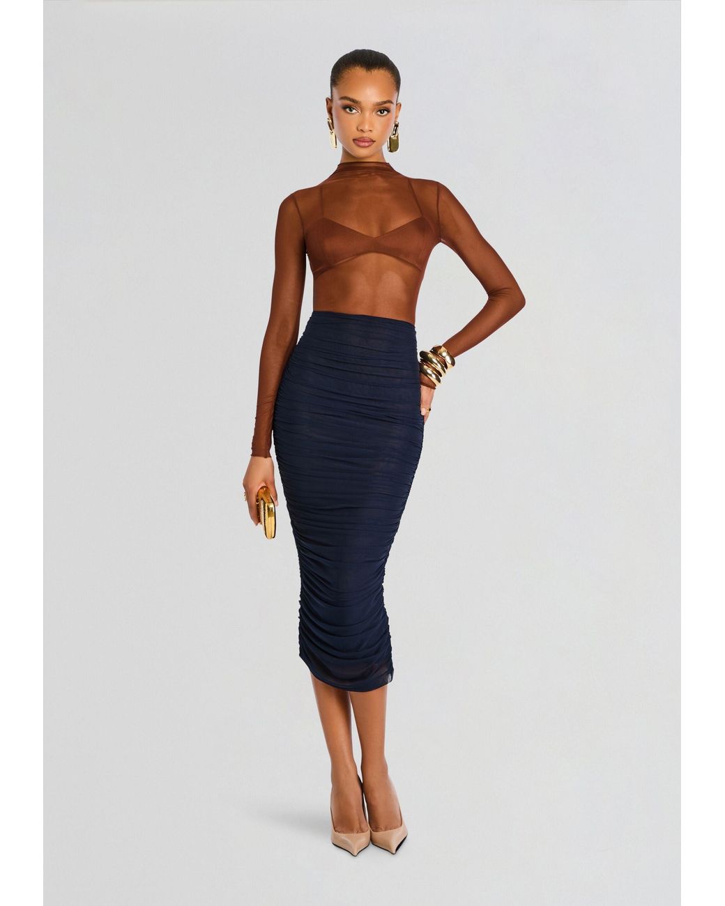 SER.O.YA Blue Raffaella Top